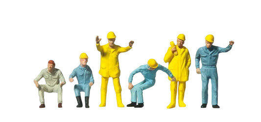 PR14128 Crane Personnel (6) Standard Figure Set