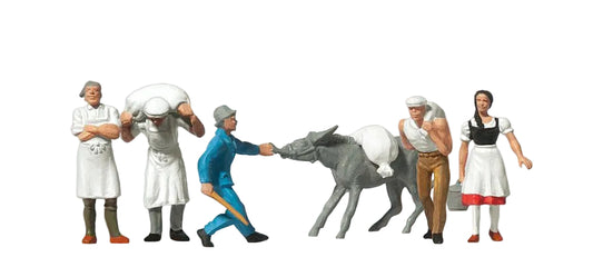 PR14129 At the Mill (5) Standard Figure Set