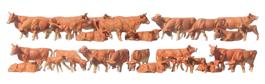 Brown Cows (30) Standard Figure Set