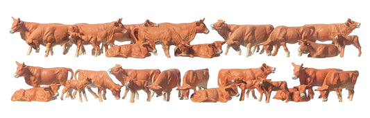 Brown Cows (30) Standard Figure Set