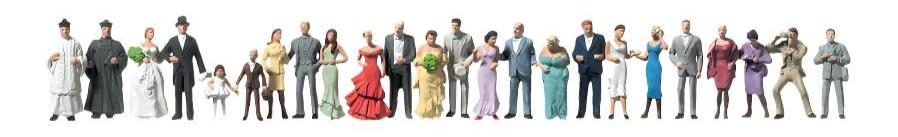 Wedding Figures (24) Standard Figure Set