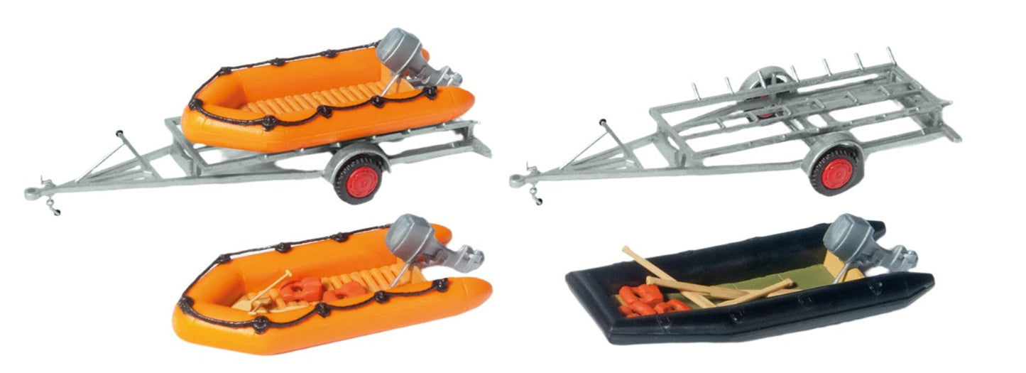 Rubber Dinghys (3) & Trailers (2) Kit