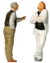 Arguing Couple Figure