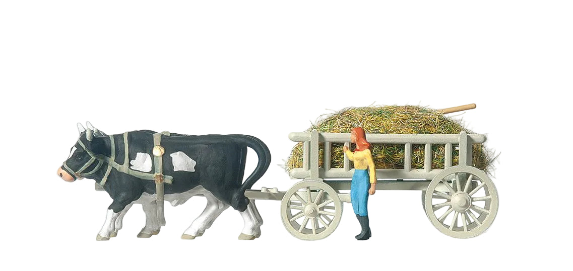 PR30472 Cattle Drawn Grass Wagon