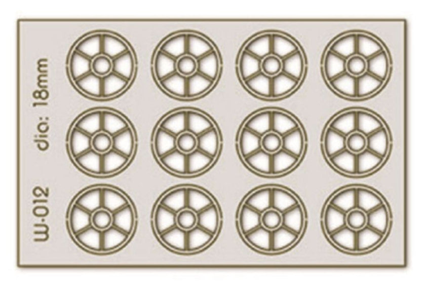 12 pcs 18mm Diameter Round Windows H0/00