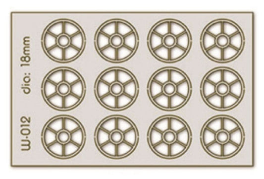 12 pcs 18mm Diameter Round Windows H0/00