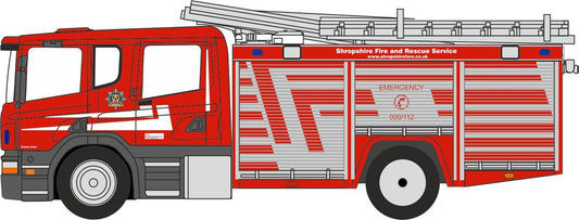 NSFE010 Scania Pump Ladder Shropshire Fire & Rescue Service