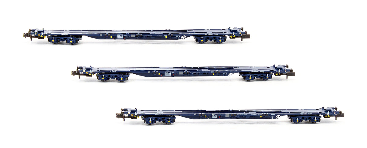 Pre-Owned KFA Container Tiphook VNH-1 Bogies Triple Pack