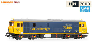 Railroad Plus Class 73, Bo-Bo, 73109 'Battle of Britain' GB Railfreight Diesel Locomotive - Triplex Sound Fitted
