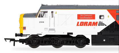 RailRoad Class 37 Loram 'An Comunn Gaidhealach' 37418 Diesel Locomotive