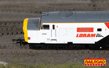 RailRoad Class 37 Loram 'An Comunn Gaidhealach' 37418 Diesel Locomotive