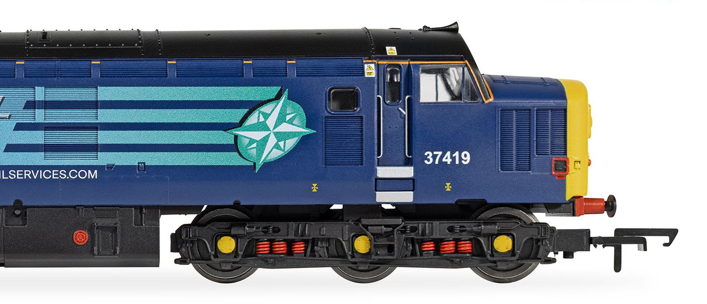 RailRoad Class 37 DRS 'Carl Haviland' 37419 Diesel Locomotive
