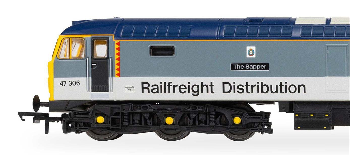 RailRoad Class 47 Railfreight Distribution 'The Sapper' 47306 Diesel Locomotive