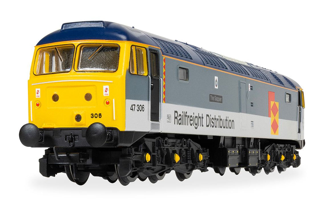 RailRoad Class 47 Railfreight Distribution 'The Sapper' 47306 Diesel Locomotive