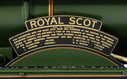 R30500 Class 7P 4-6-0 BR Green Early Emblem 46100 'Royal Scot' (One:One Collection) Steam Locomotive