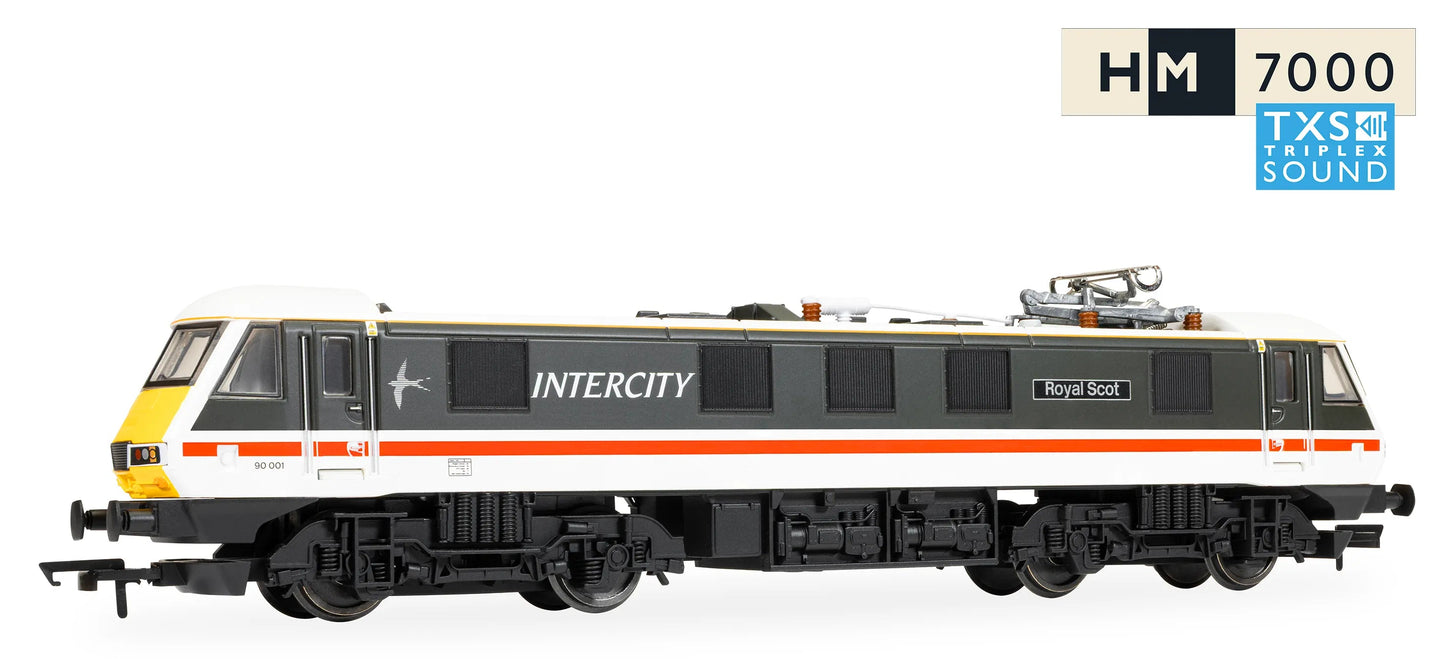 R30529TXS RailRoad Class 90 Intercity 90001 'Royal Scot' Electric Locomotive - DCC Sound