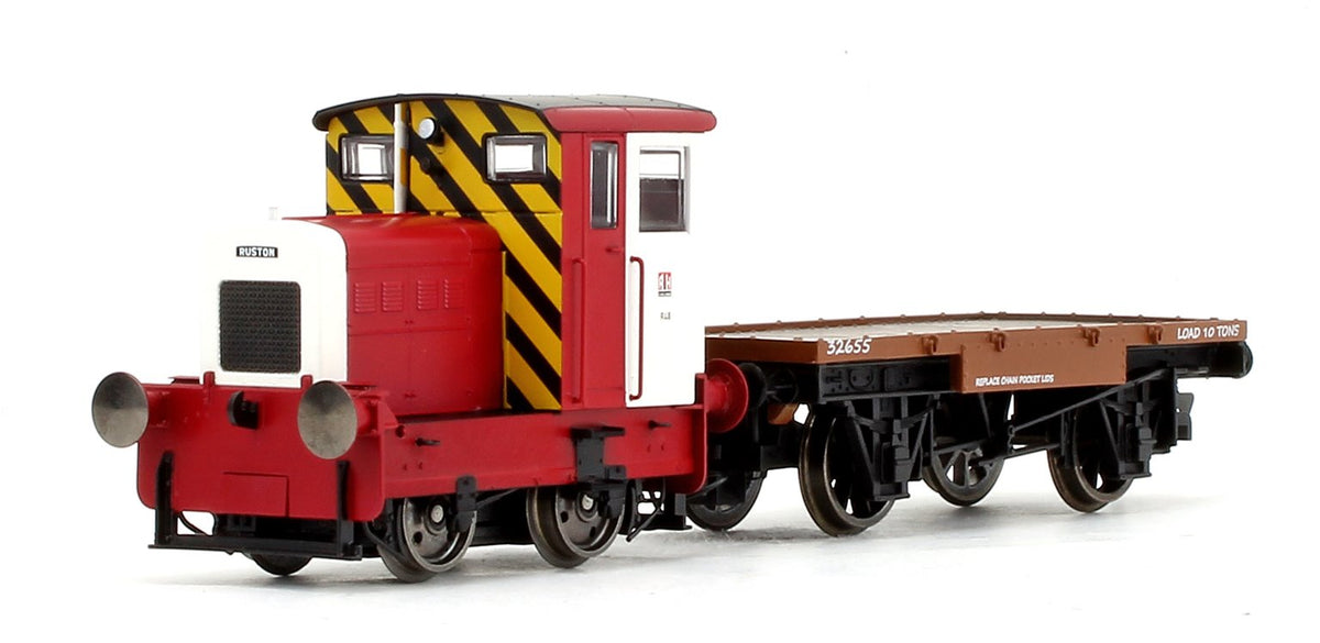 John Dewar & Sons Ruston & Hornsby R&H 48DS 0-4-0 Locomotive No. 458957 with Flatbed Wagon