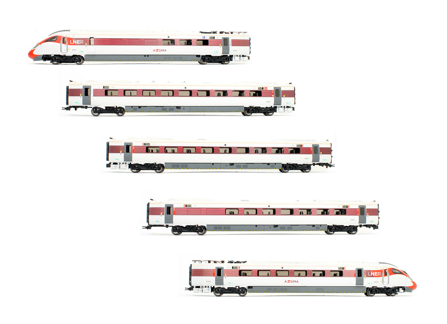 Pre-Owned LNER 'AZUMA' Class 800 5 Car Train Pack - DCC Fitted