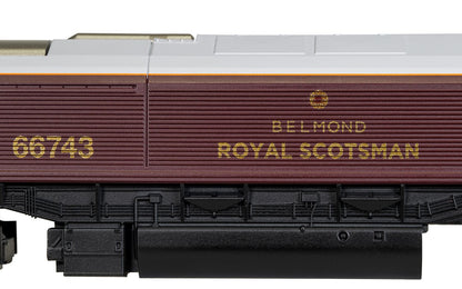 Pre-Owned R3950 Class 66 Co-Co 66743 Belmond Royal Scotsman GBRf Diesel Locomotive