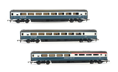 Pre-Owned Set Of 3 BR Intercity Blue Grey MK3 Coaches