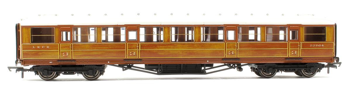 LNER 61 6 Gresley Corridor Third 23864 Teak