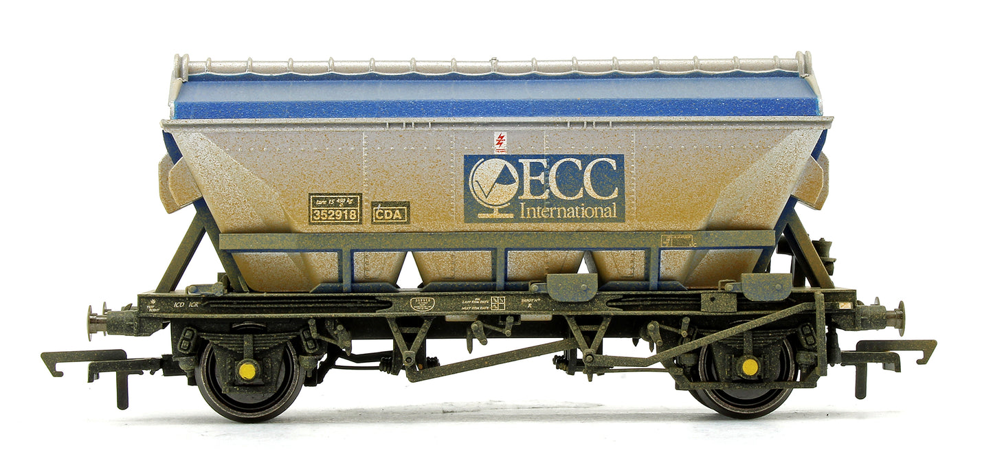 R6964 Set of Three ECC CDA Hopper Wagons - Weathered