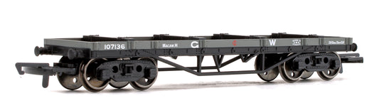 GWR Macaw Bogie Bolster Wagon GWR Grey No.107136