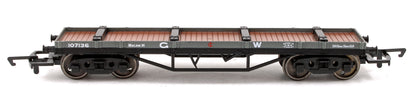 Pre-Owned GWR Macaw Bogie Bolster Wagon GWR Grey No.107136
