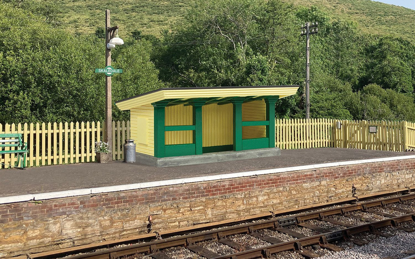 Pre-Owned Skaledale South Eastern Railway Platform Shelter