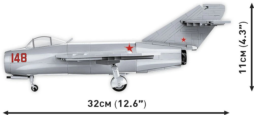 MIG-15 Fagot Korean War (504 pcs) Model Kit
