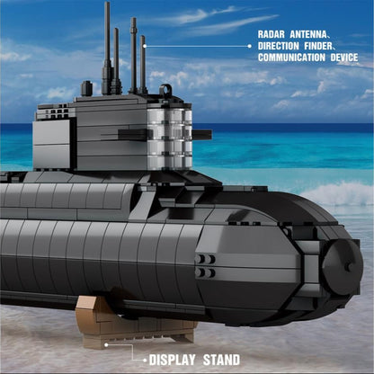 Nuclear Submarine 1498pc Construction Set