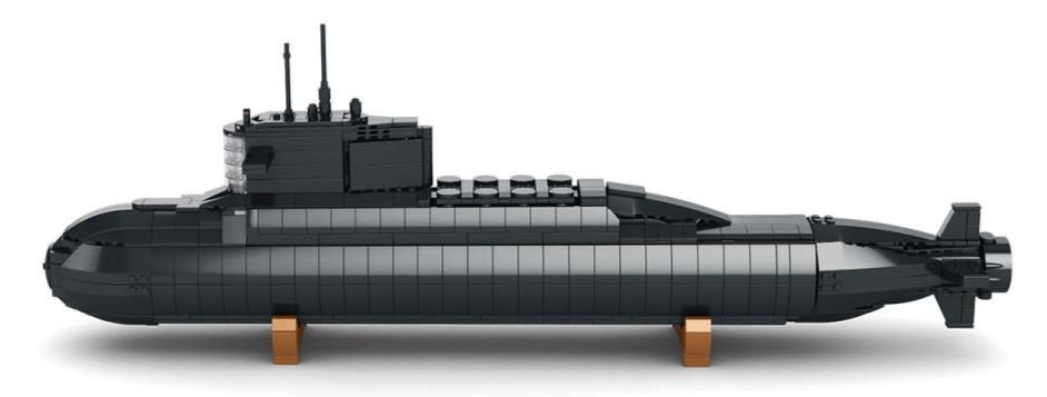Nuclear Submarine 1498pc Construction Set