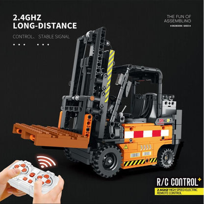 RC Forklift 722pc Construction Set