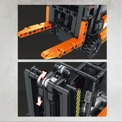 RC Forklift 722pc Construction Set
