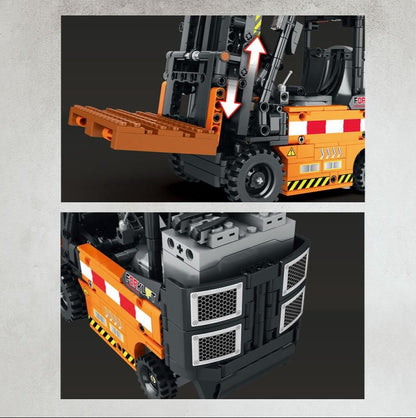 RC Forklift 722pc Construction Set