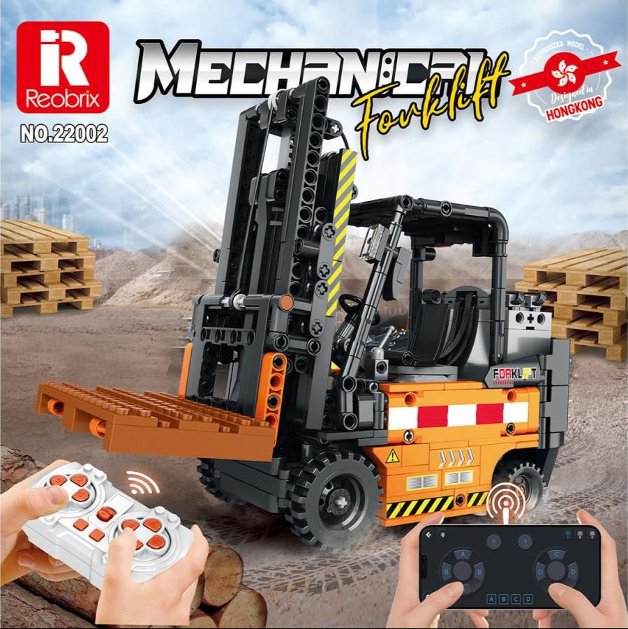 RC Forklift 722pc Construction Set
