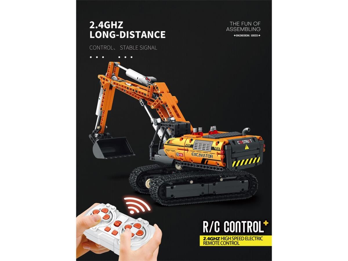 RC Excavator 1106pc Construction Set