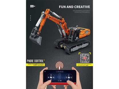 RC Excavator 1106pc Construction Set