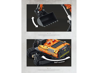 RC Excavator 1106pc Construction Set
