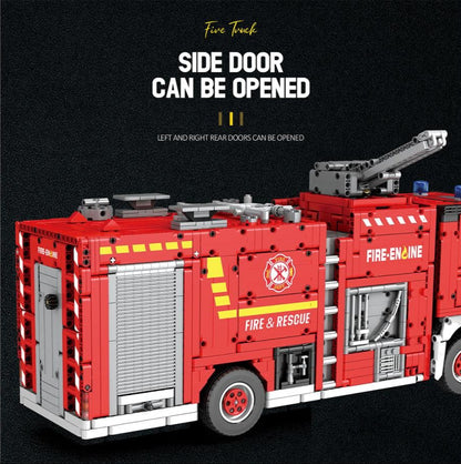 RC Fire Truck 2888pc Construction Set