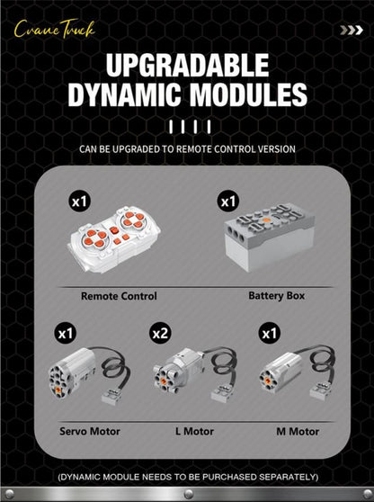 RC Crane Lorry 2328pc Construction Set