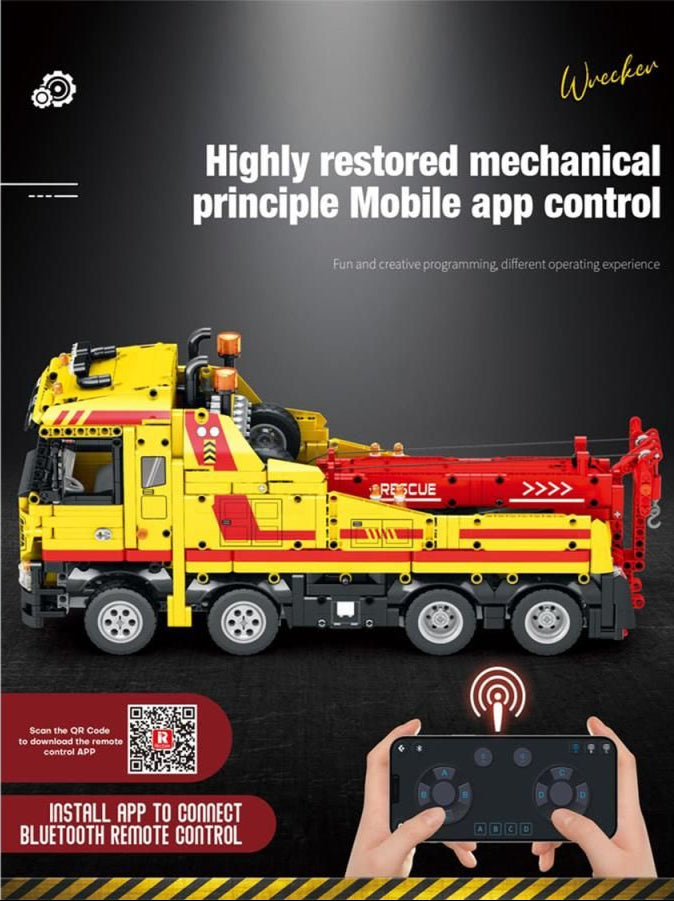 RC Rescue Truck 1910pc Construction Set