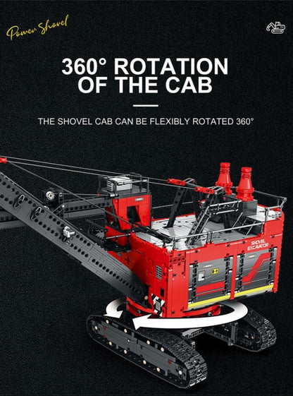 RC Electric Shovel Excavator 2968pc Construction Set