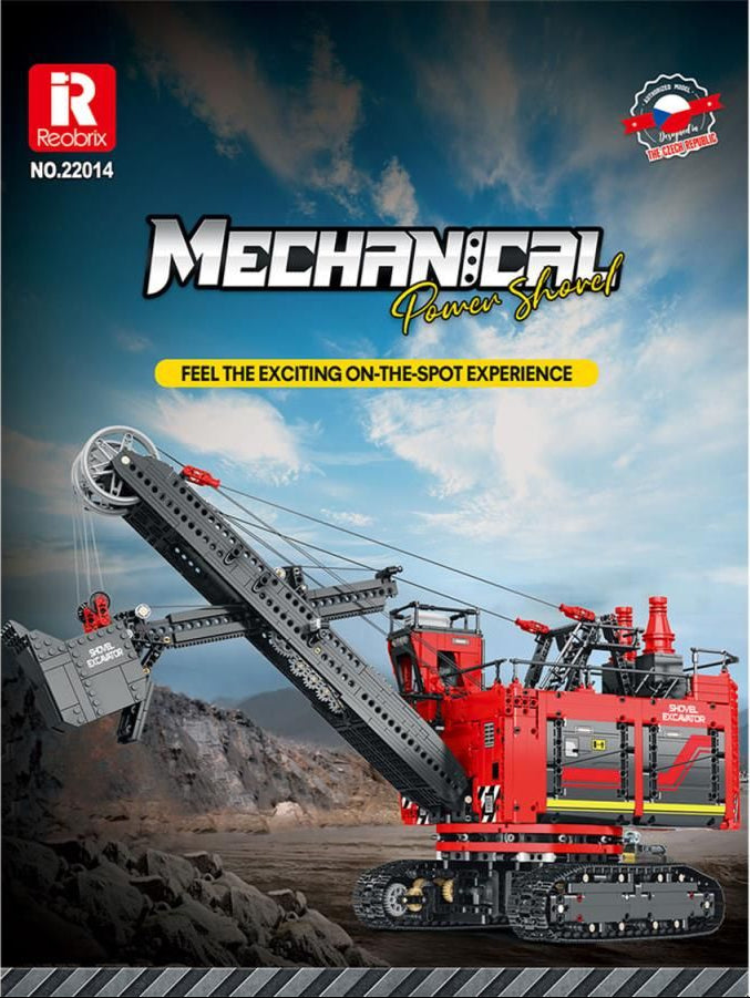 RC Electric Shovel Excavator 2968pc Construction Set