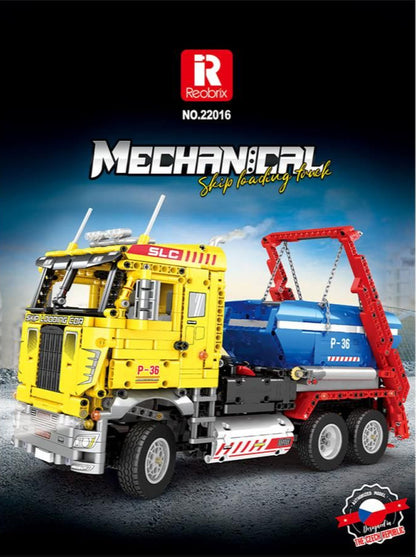 RC Dumpster Container Truck 1918pc Construction Set