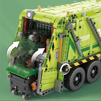 RC Garbage Truck 1458pc Construction Set