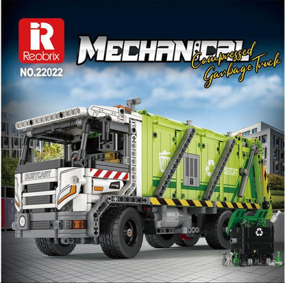 RC Garbage Truck 1458pc Construction Set