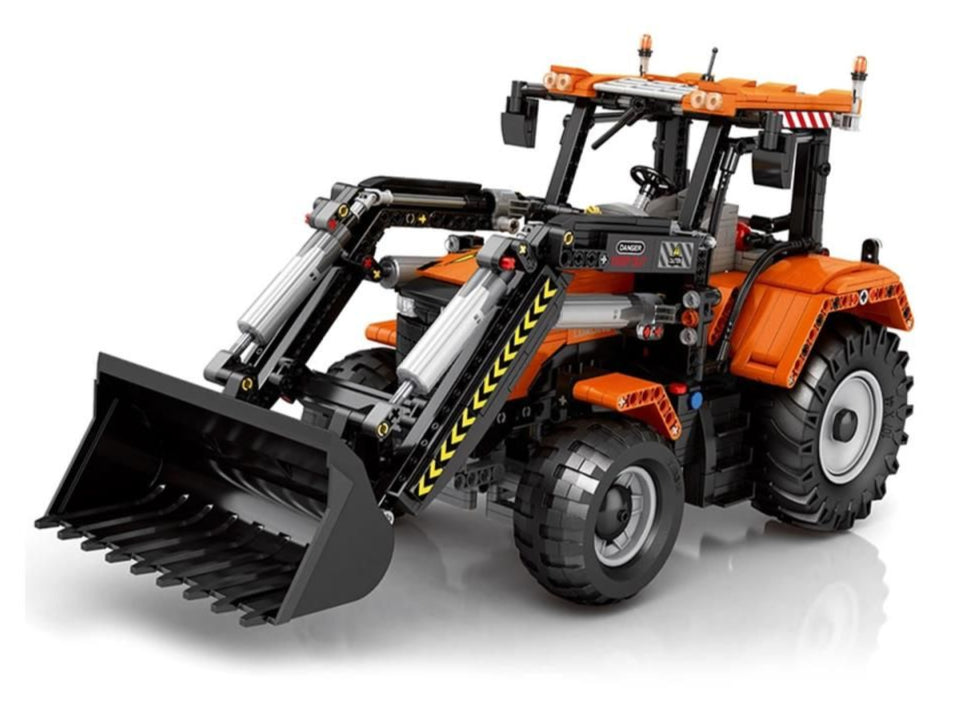 RC Front Loader Tractor 1496pc Construction Set