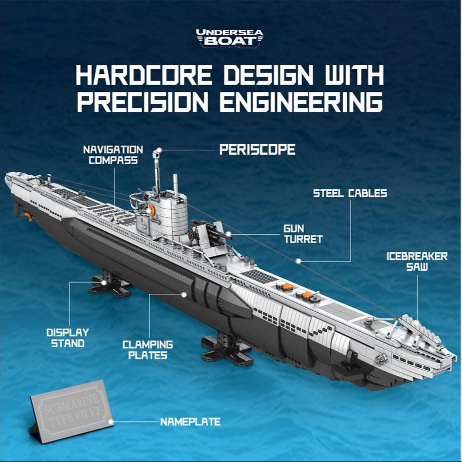 U-Boat 3987pc Construction Set