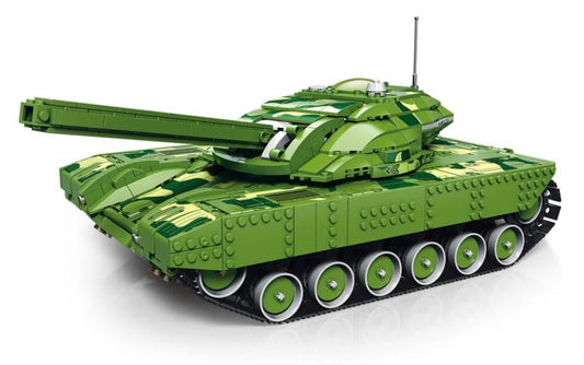 RC Canon Firing Tank 1516pc Construction Set